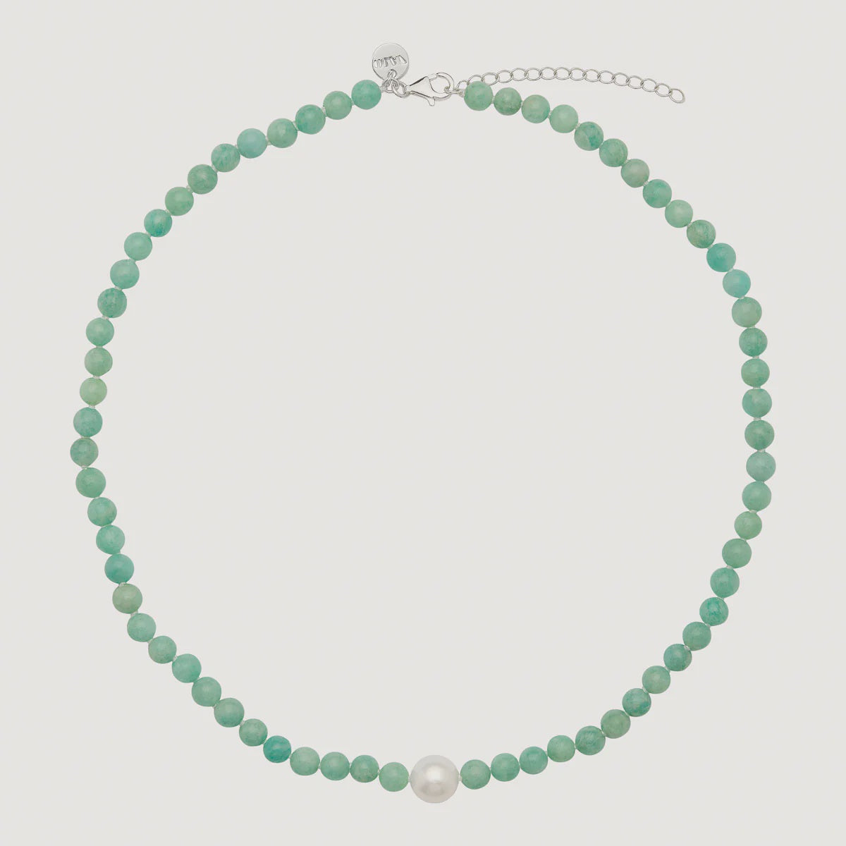 Najo - Sunset Amazonite & Pearl Necklace