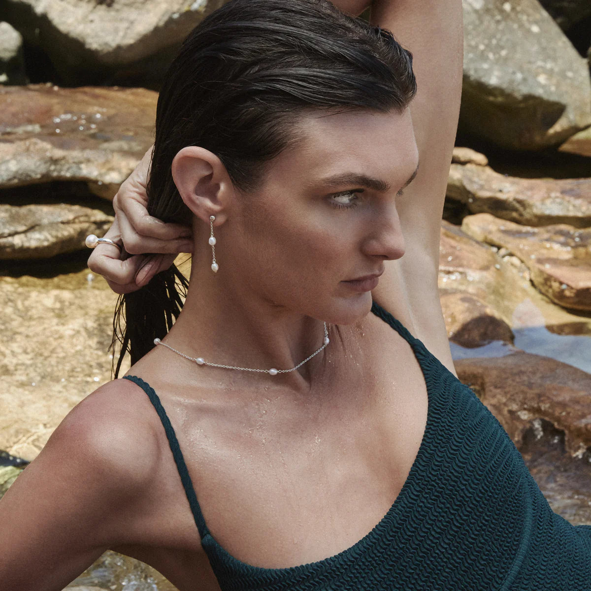 Najo - Tidal Whisper Pearl Necklace