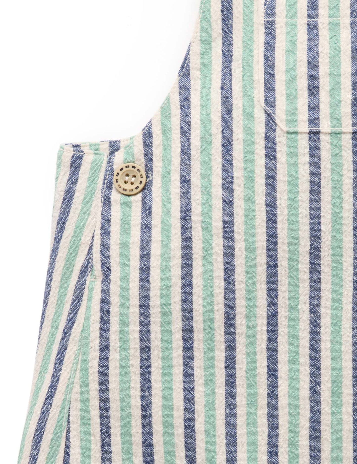 Purebaby - Striped Overalls
