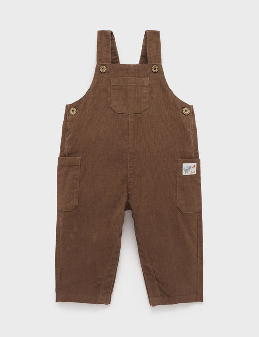 Purebaby - Corduroy Overalls | Oak