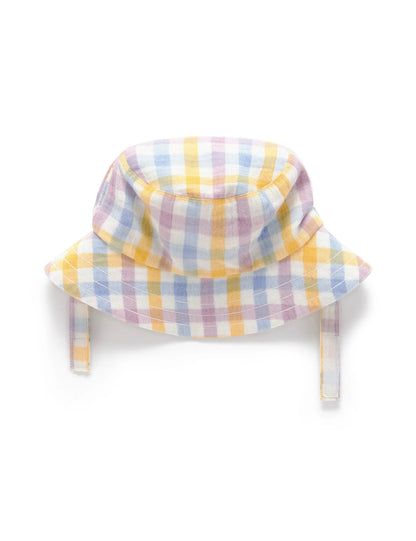 Purebaby - Floral Reversible Bucket Hat