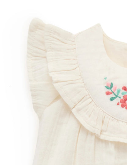 Purebaby - Silhouette Embroidered Set