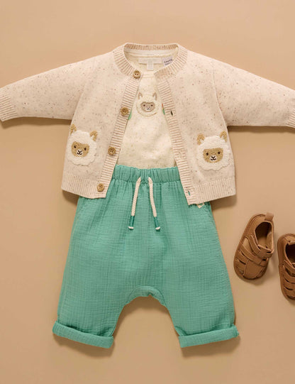 Purebaby - Bodysuit Wheat Neppy