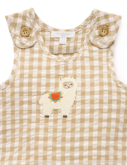 Purebaby - Gingham Romper Burrito