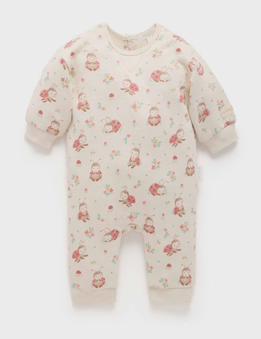 Purebaby - Fleecy Growsuit | Lady Bird