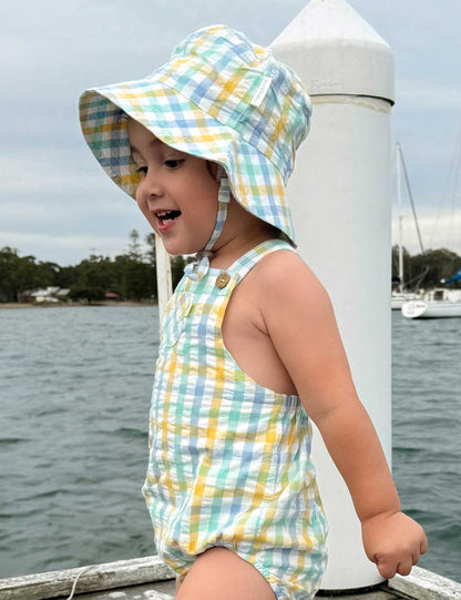 Purebaby - Check Bucket Hat