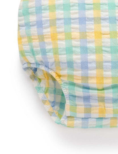Purebaby - Check Overalls
