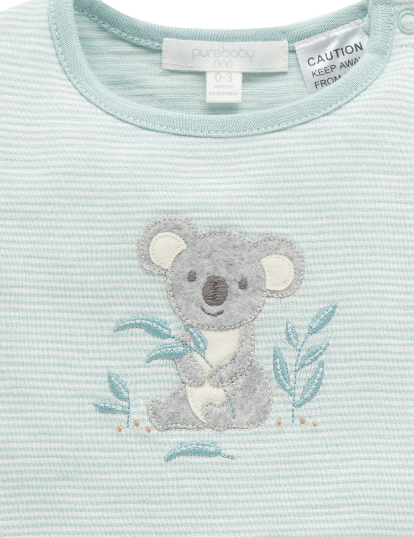 Purebaby - Koala Short Growsuit