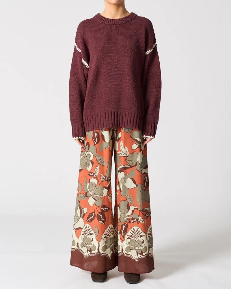 Walnut - Vermont Pant / Jaguar Jungle Orange