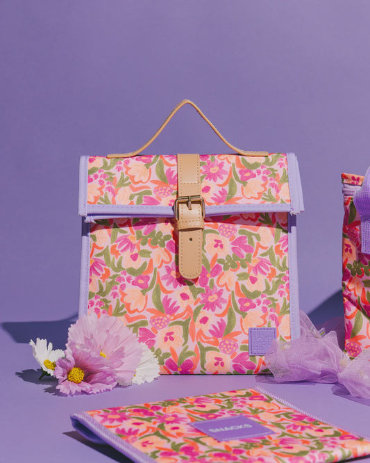 The Somewhere Co - Lunch Satchel Petal Party