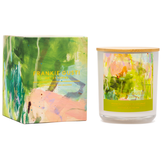 Frankie Gusti - Artist Series Candle Pistachio & Salted Coconut