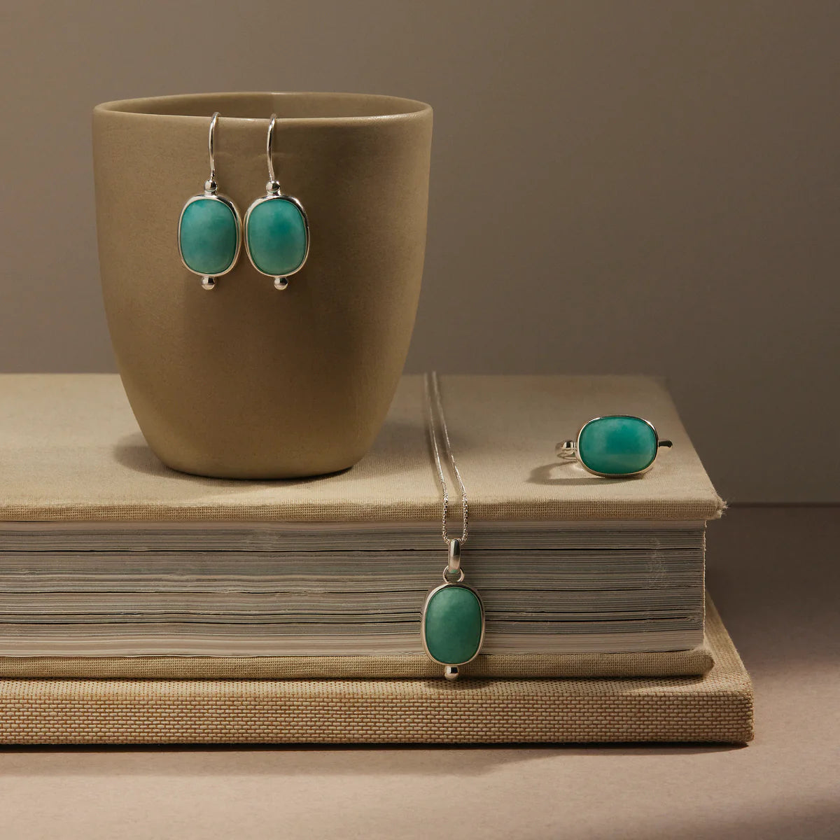 Najo - Fleur Amazonite Ring