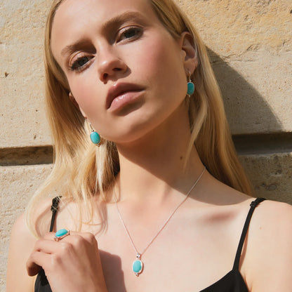 Najo - Fleur Amazonite Ring