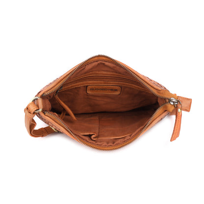 Rugged Hide - Bendigo woven Crossbody Bag Tan - The Ivy Room Adelaide