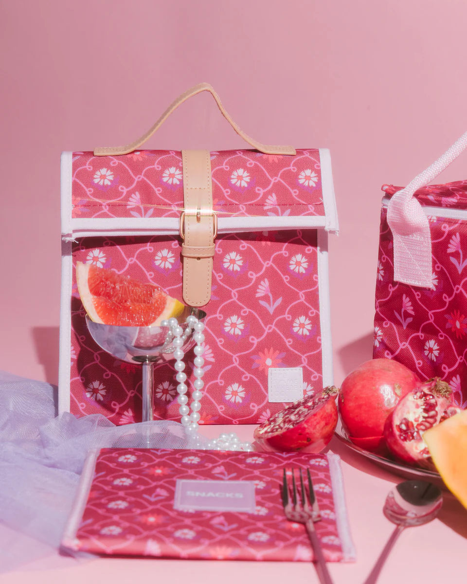 The Somewhere Co - Lunch Satchel Rosewood