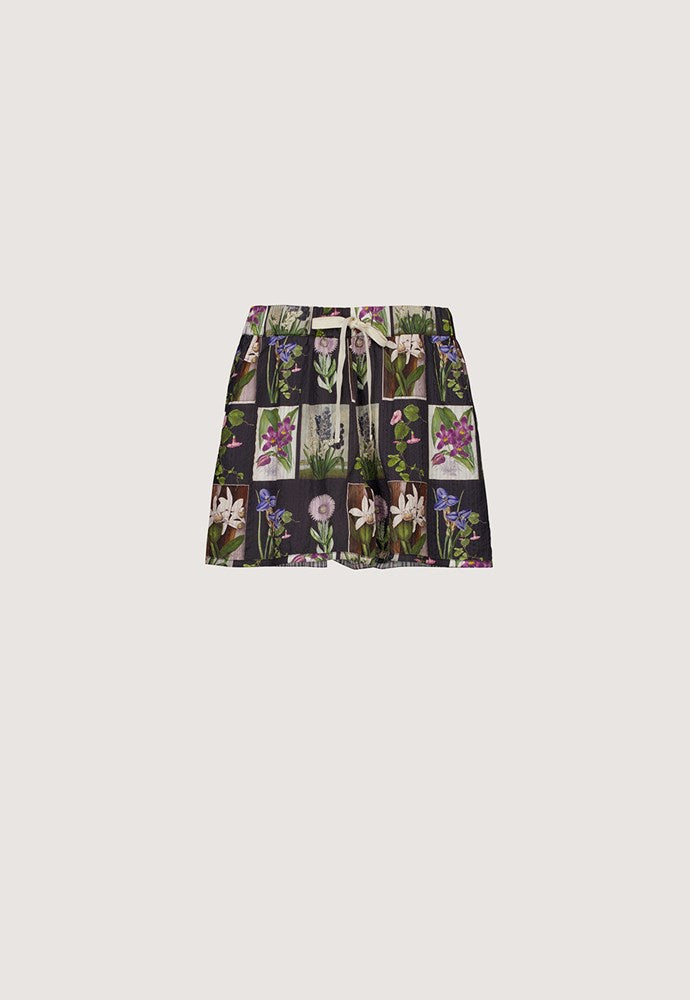 Nancybird - Iris Shorts / Charcoal Archive Floral