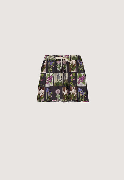 Nancybird - Iris Shorts / Charcoal Archive Floral