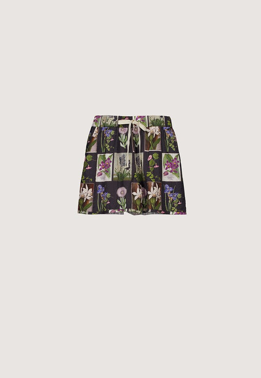 Nancybird - Iris Shorts / Charcoal Archive Floral