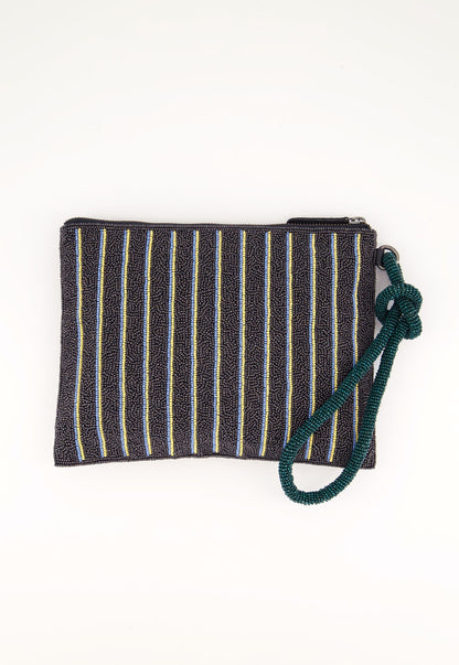 Nancybird - Beaded Line Clutch Pallisades