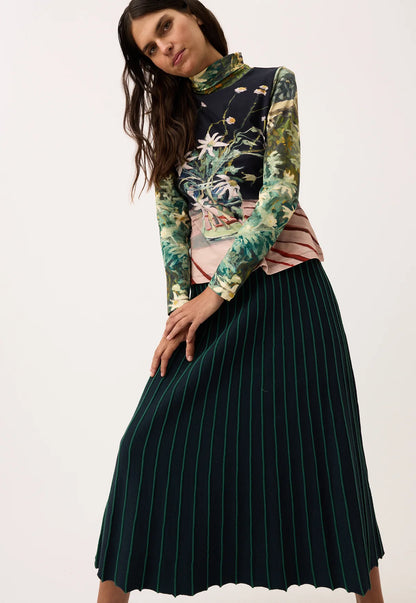 Nancybird - Aine Knit Skirt Foliage - The Ivy Room Adelaide