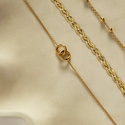 Najo - Embrace Necklace Gold - The Ivy Room Adelaide