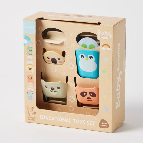 Jiggle Gigggle - Eco-Friendly Splash & Spin Bath Animals - The Ivy Room Adelaide