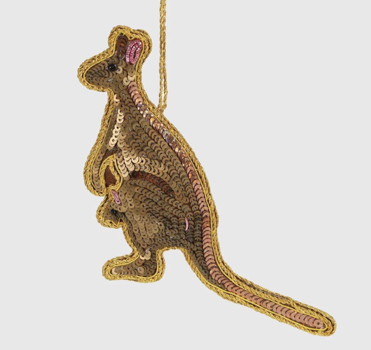 Kangaroo Hanging Tree Decoration