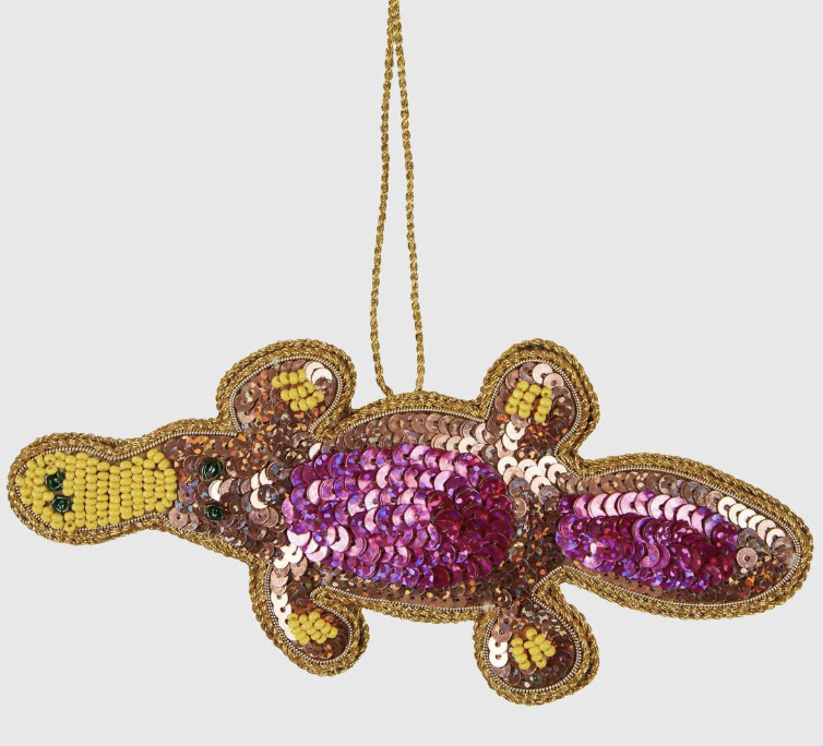 Platypus Sequin Hanging Decoration