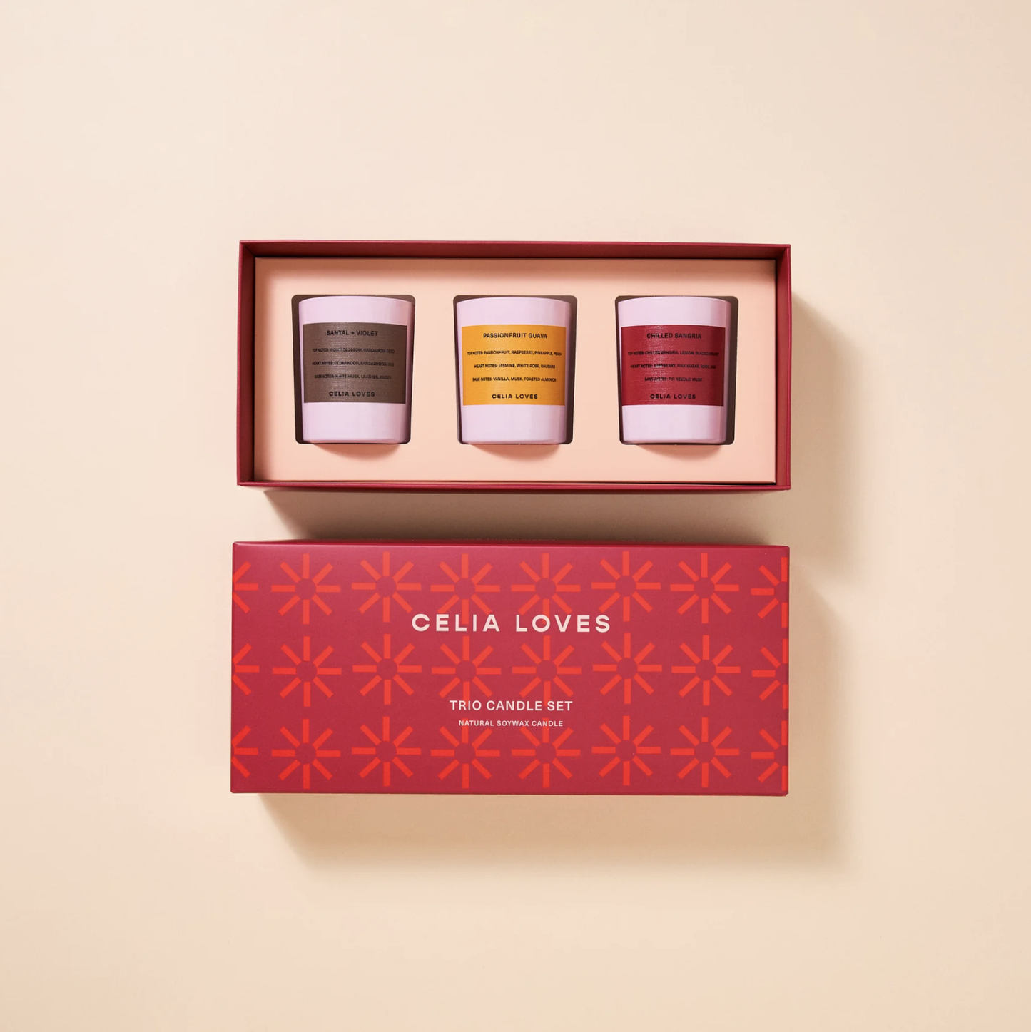 Celia Loves - Trio Candle Set European Holiday