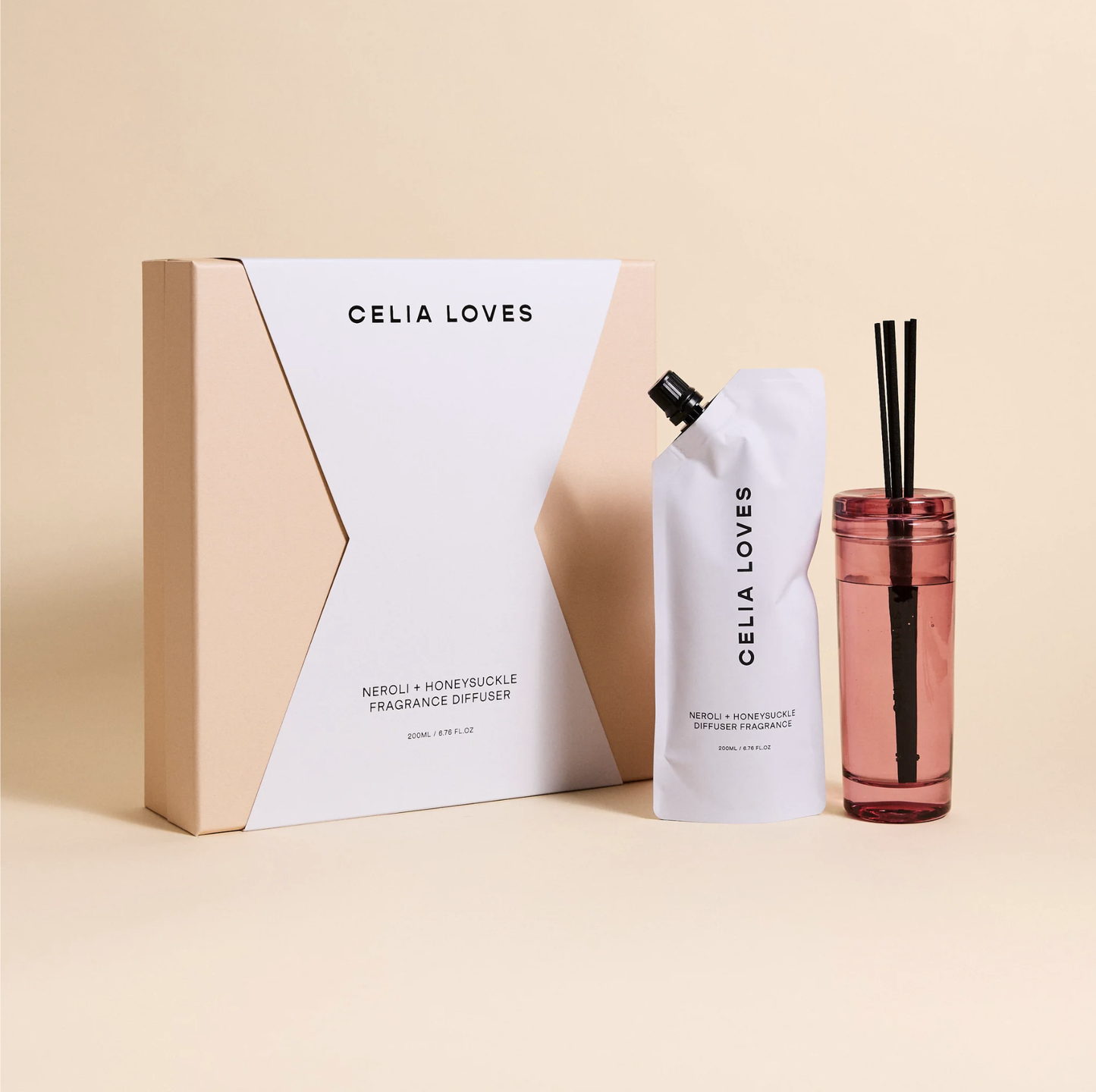 Celia Loves - Diffuser Gift Set / Neroli &  Honeysuckle