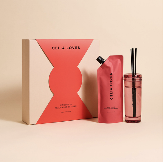 Celia Loves - Diffuser Gift Set / Pink Lotus