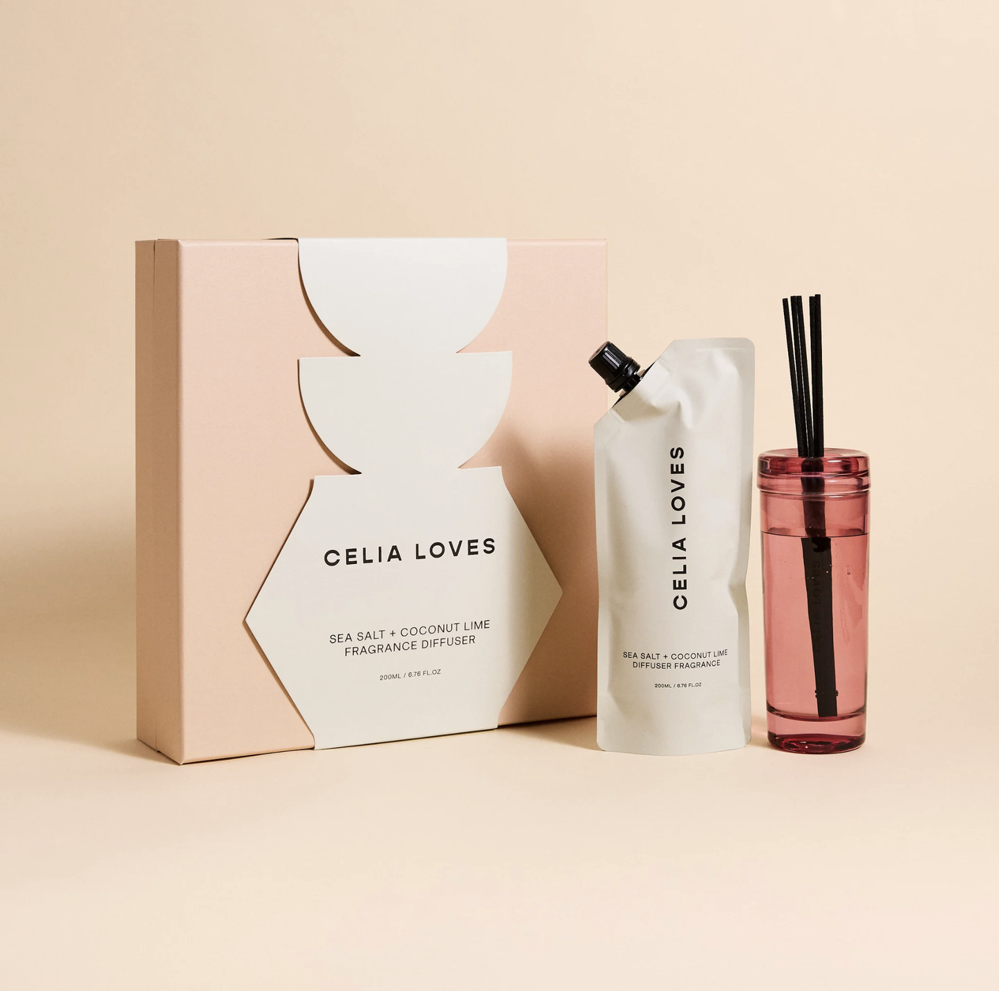 Celia Loves - Diffuser Gift Set / Sea Salt & Coconut Lime