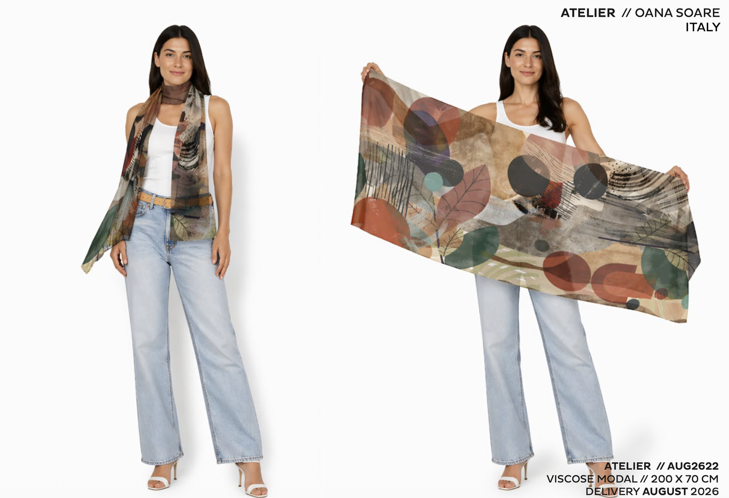 The Artists Label - Viscose Scarf | Atelier