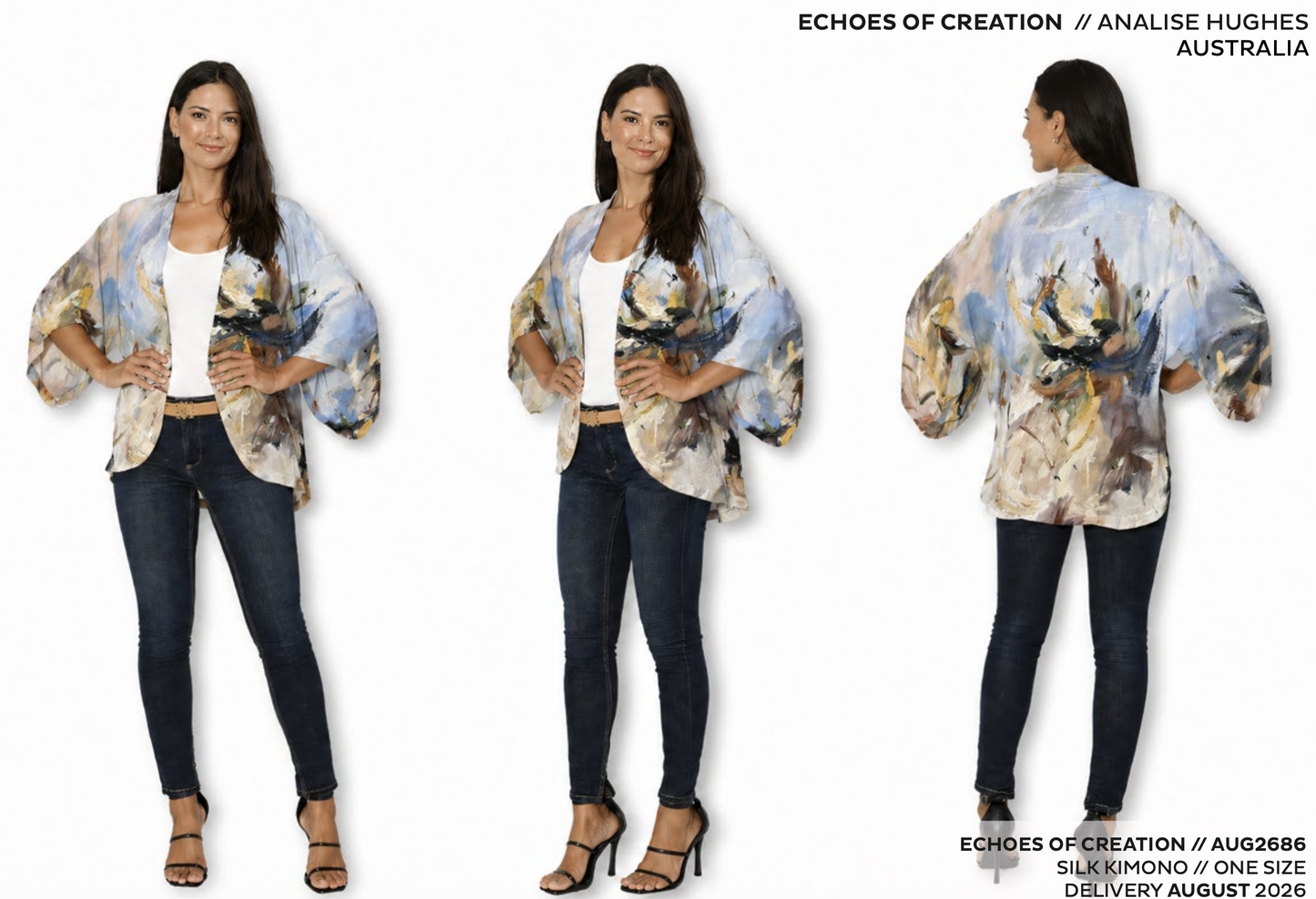 The Artists Label - Silk Kimono | Echoes of Creation