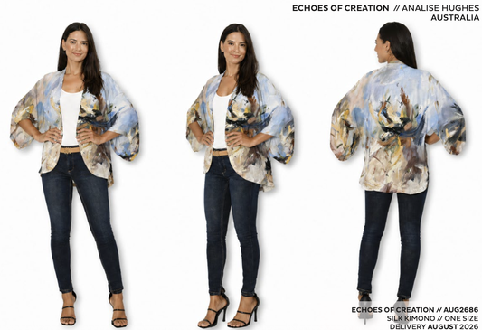 The Artists Label - Silk Kimono | Echoes of Creation