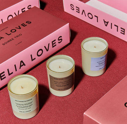Celia Loves - Trio Candle Set Soiree - The Ivy Room Adelaide