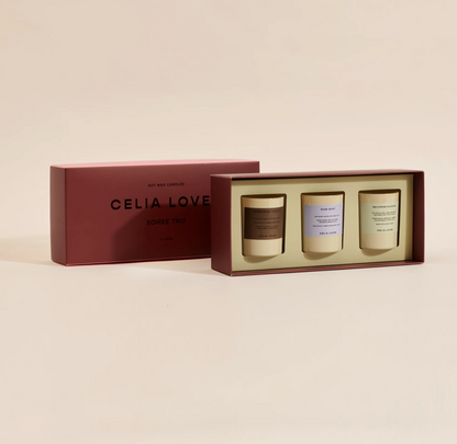 Celia Loves - Trio Candle Set Soiree - The Ivy Room Adelaide