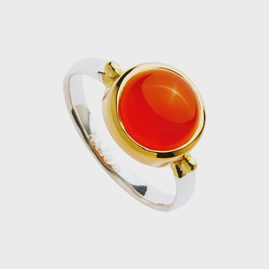 Najo - Geranio Red Onyx Ring - The Ivy Room Adelaide