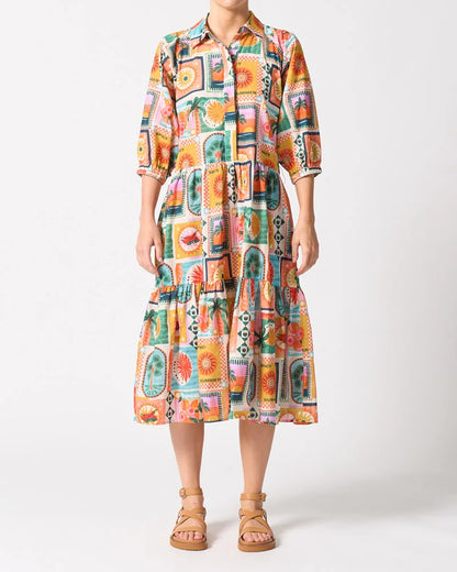 Walnut - Tuscany Dress Spicy Summer