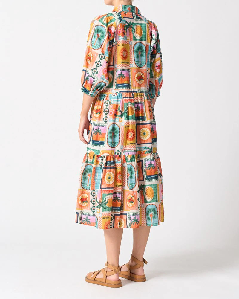 Walnut - Tuscany Dress Spicy Summer