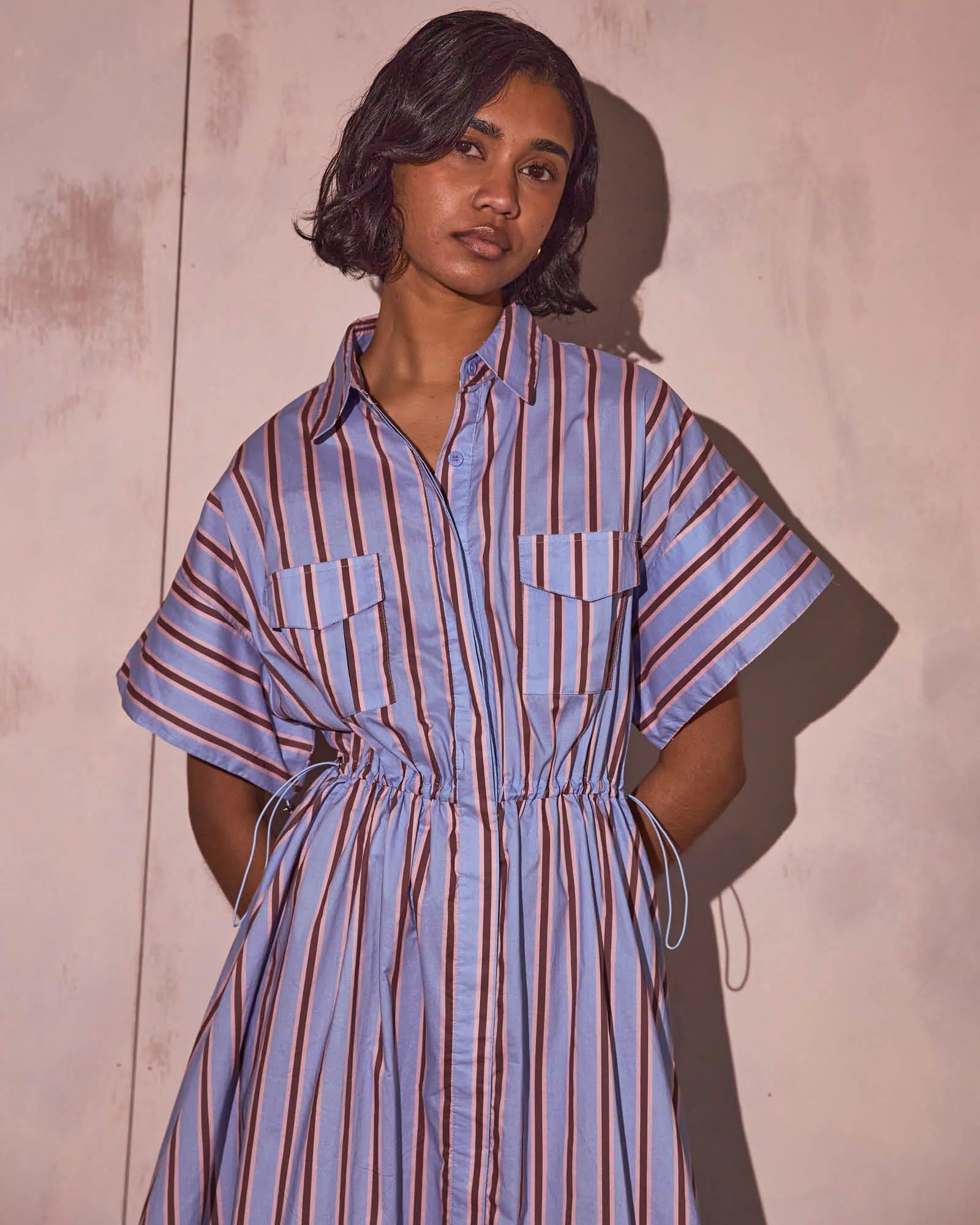Walnut - Santiago Dress / Vacay Stripe - The Ivy Room Adelaide