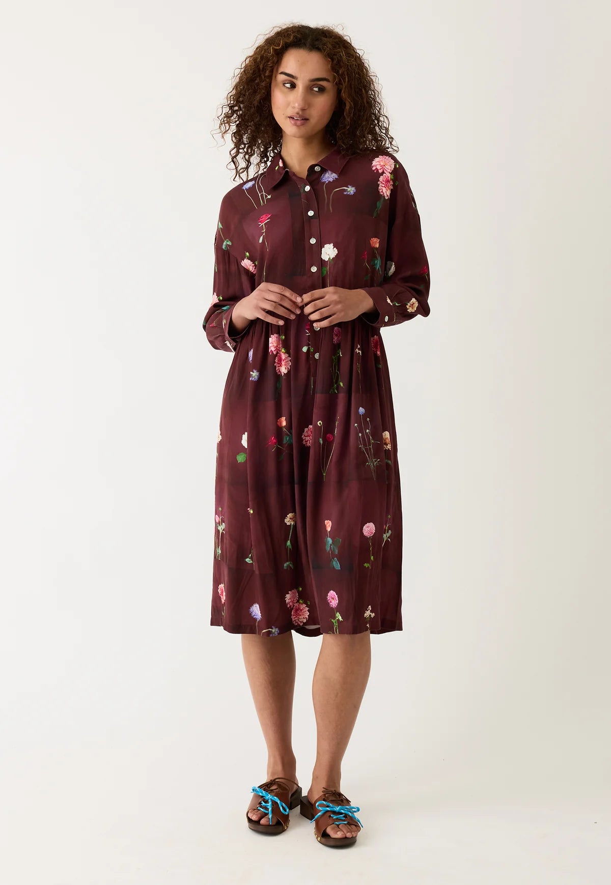Nancybird - Alla Dress Bloom Tile