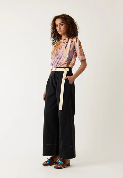 Nancybird  - Bodhi Wide Leg Pant Black - The Ivy Room Adelaide