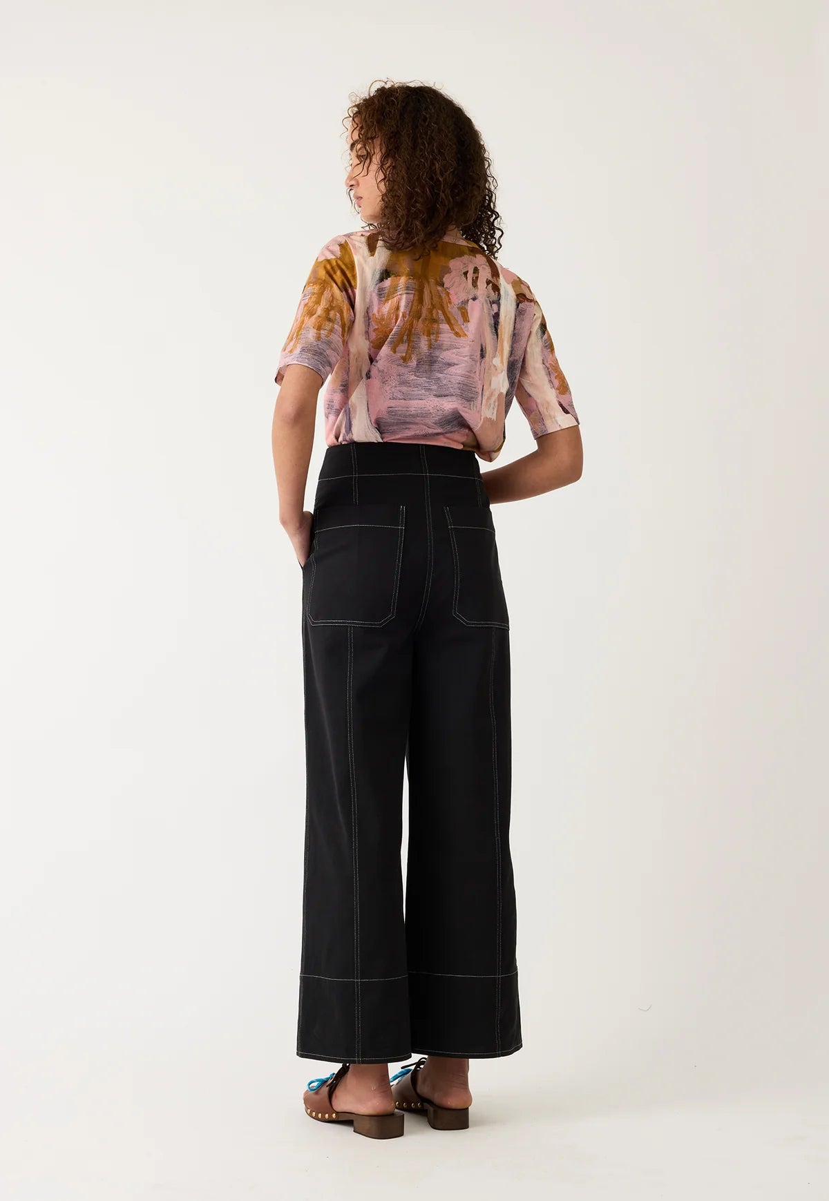 Nancybird  - Bodhi Wide Leg Pant Black - The Ivy Room Adelaide