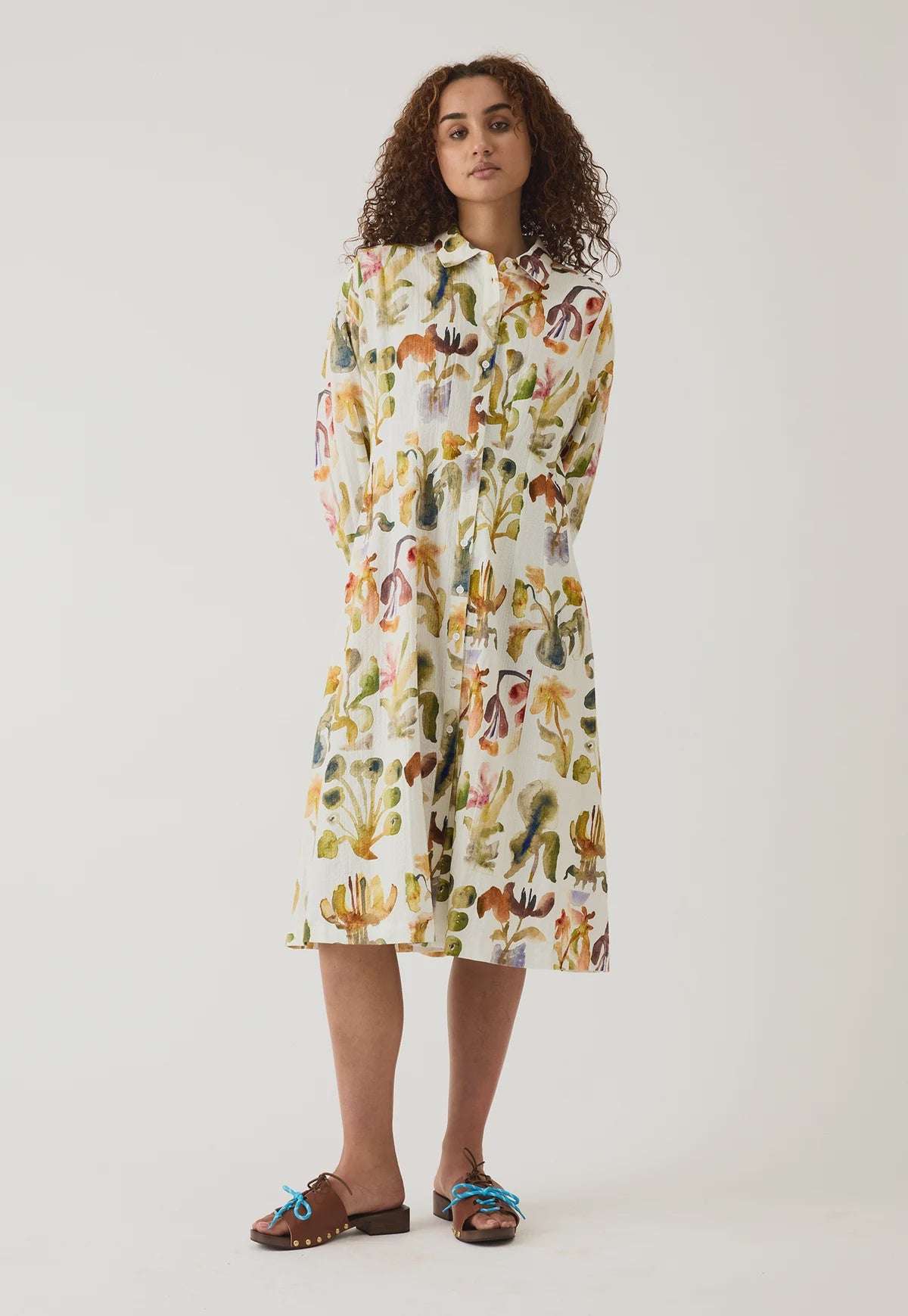 Nancybird - Paloma Dress Watercolour - The Ivy Room Adelaide