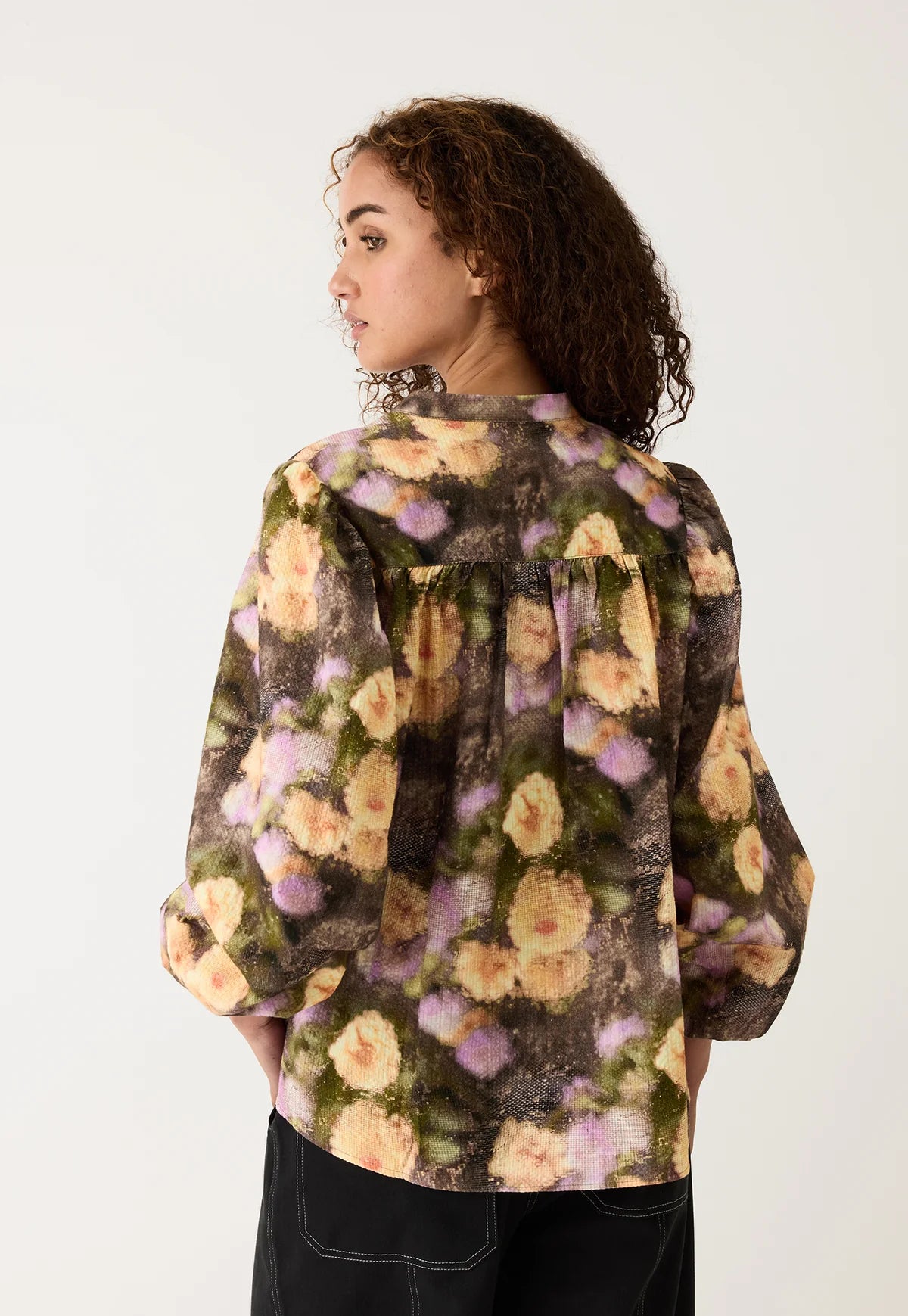 Nancybird - Sierra Blouse Rain Floral