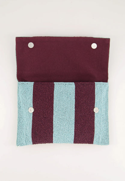 Nancybird - Fold Clutch Beaded Stripe