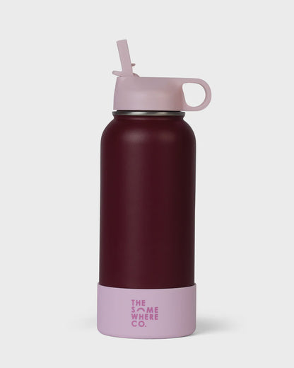 The Somewhere Co - 1L Water Bottle Crimson
