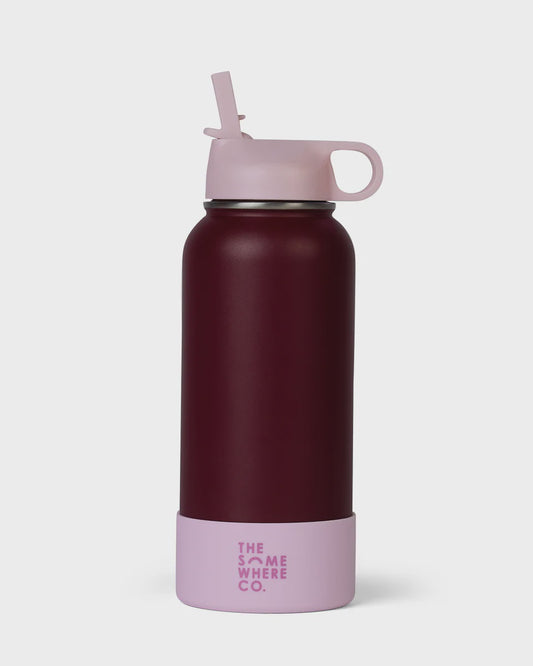 The Somewhere Co - 1L Water Bottle Crimson