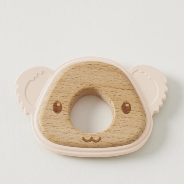 Jiggle & Giggle - Koala Silicone Teether | Peach